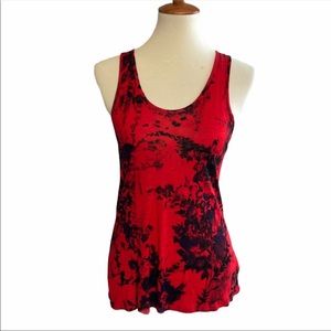 Silence + Noise Racer Back Tie Dye Tank Top Small